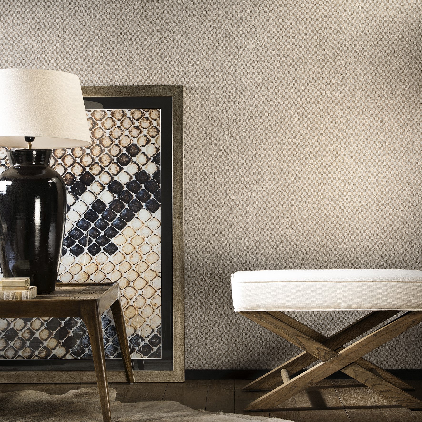 Flamant Damier Arte - Cachethomecollection.de