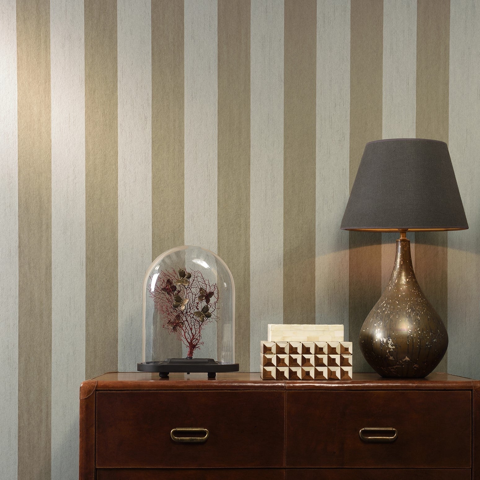 Flamant Stripe Arte - Cachethomecollection.de