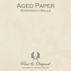 Aged Paper Marrakech Walls Pure & Original - Cachethomecollection.de