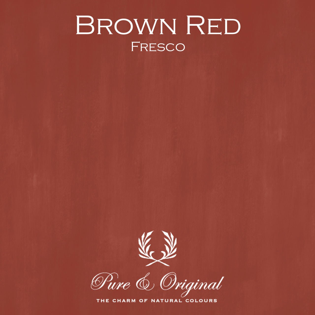 Brown Red Fresco Kalkfarbe Pure & Original - Cachethomecollection.de