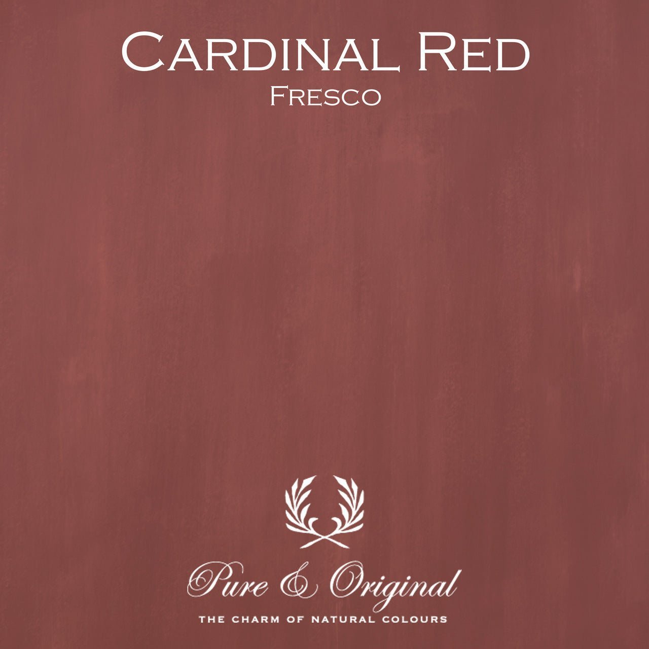 Cardinal Red Fresco Kalkfarbe Pure & Original - Cachethomecollection.de