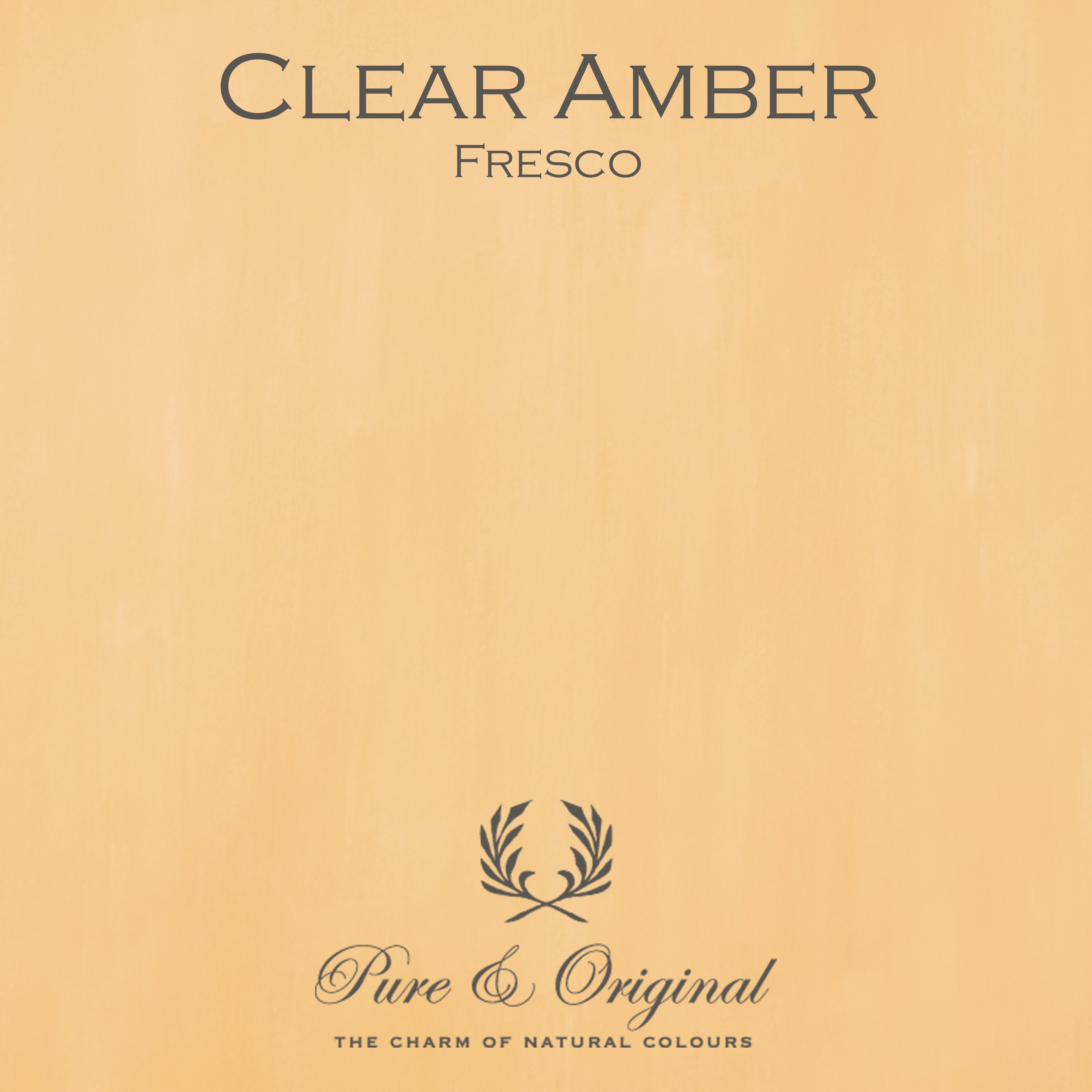 Clear Amber Fresco Kalkfarbe Pure & Original - Cachethomecollection.de