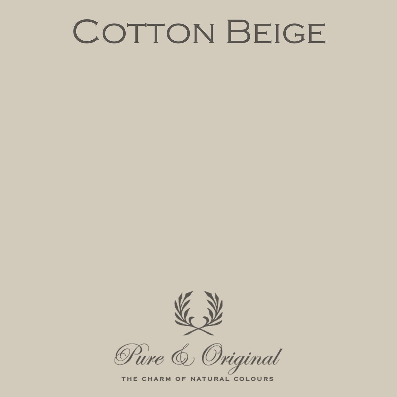 Cotton Beige Licetto (abwaschbare Farbe) Pure & Original - Cachethomecollection.de