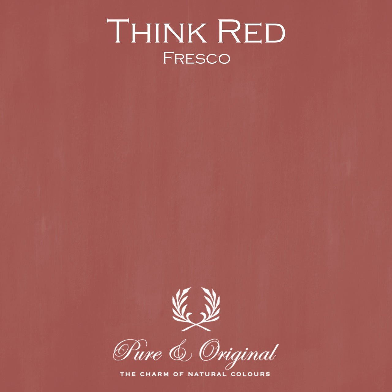 Think Red Fresco Kalkfarbe Pure & Original - Cachethomecollection.de