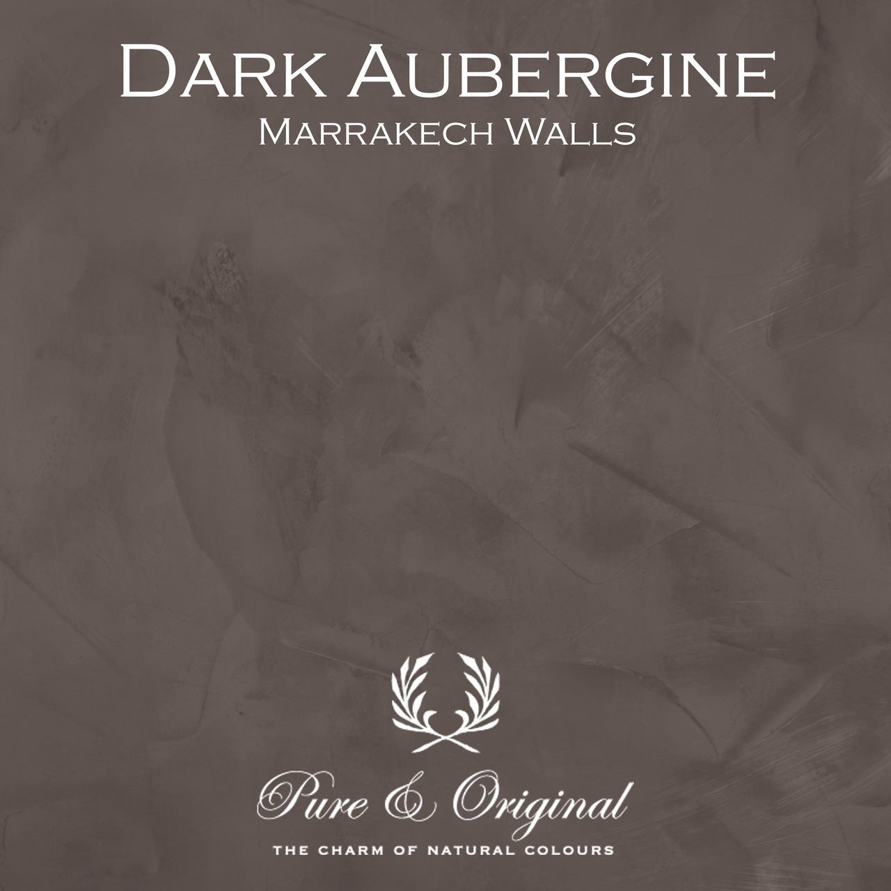 Dark Aubergine Marrakech Walls Pure & Original - Cachethomecollection.de