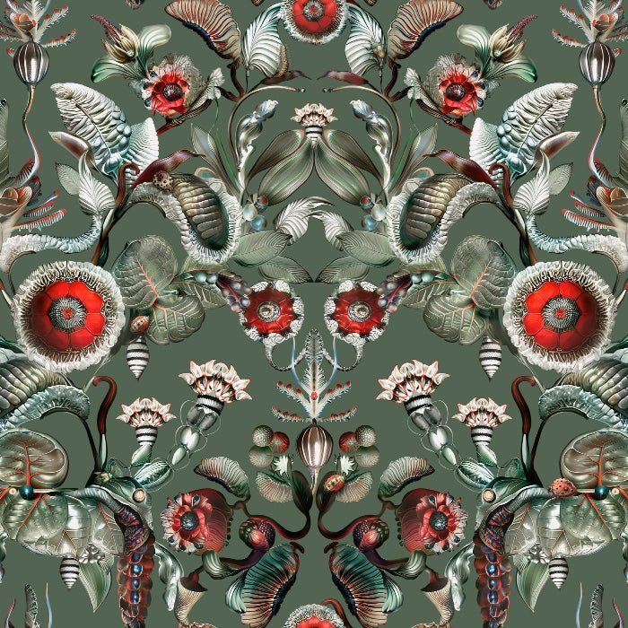 MO5001 Coccinella Bella Moooi Wallcovering Green House Arte - Cachethomecollection.de