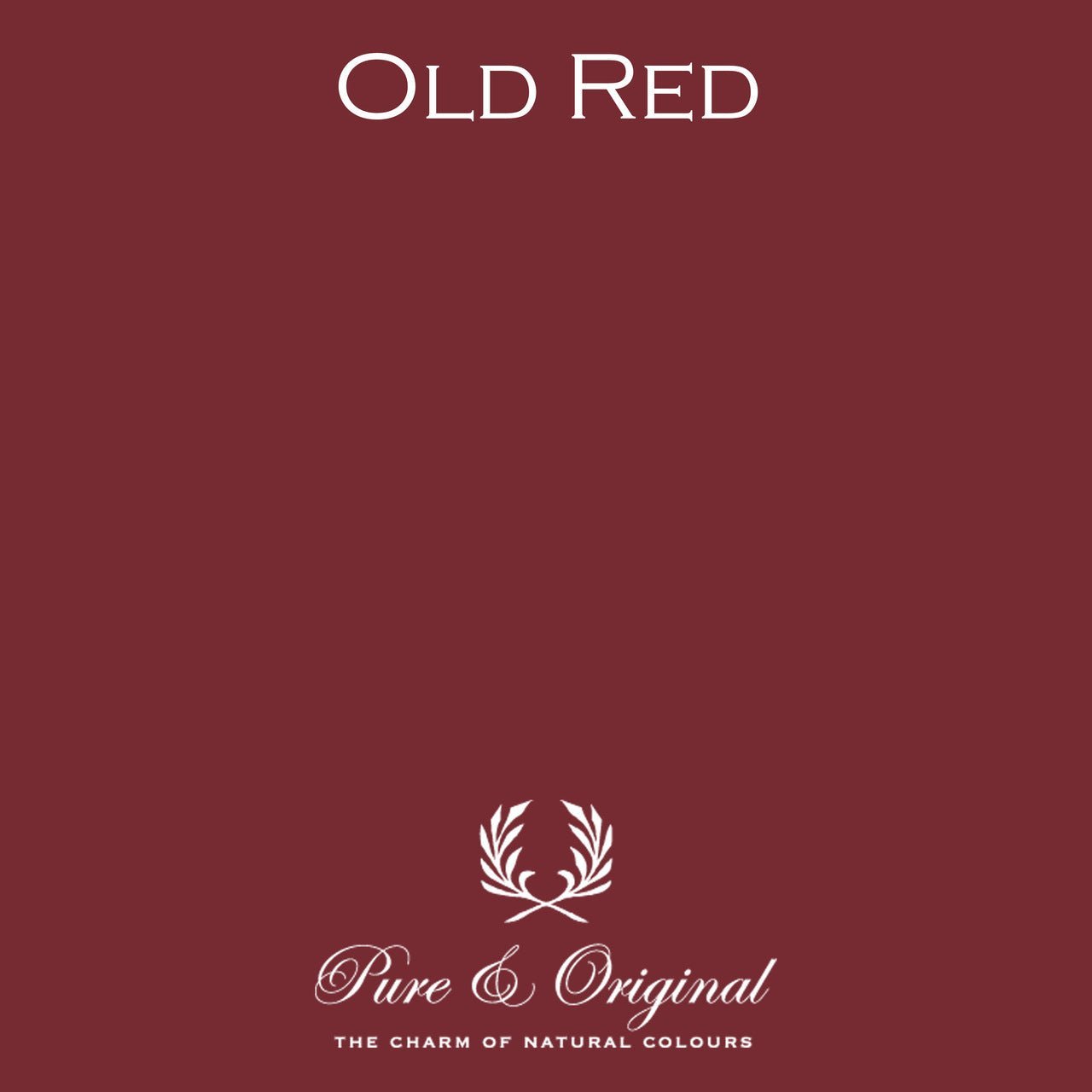 Old Red Eggshell Lak Pure & Original - Cachethomecollection.de