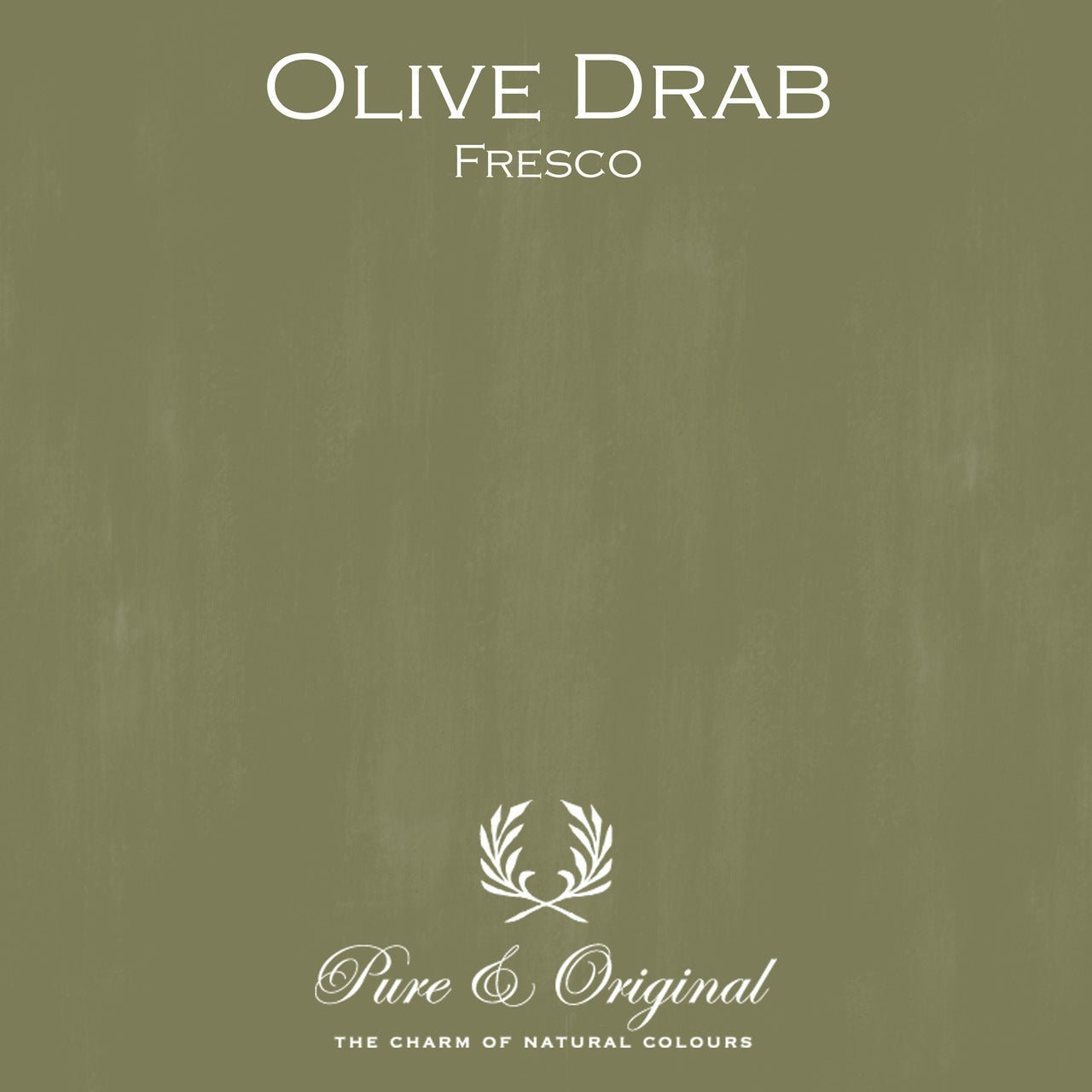 Olive Drab Fresco Kalkfarbe Pure & Original - Cachethomecollection.de