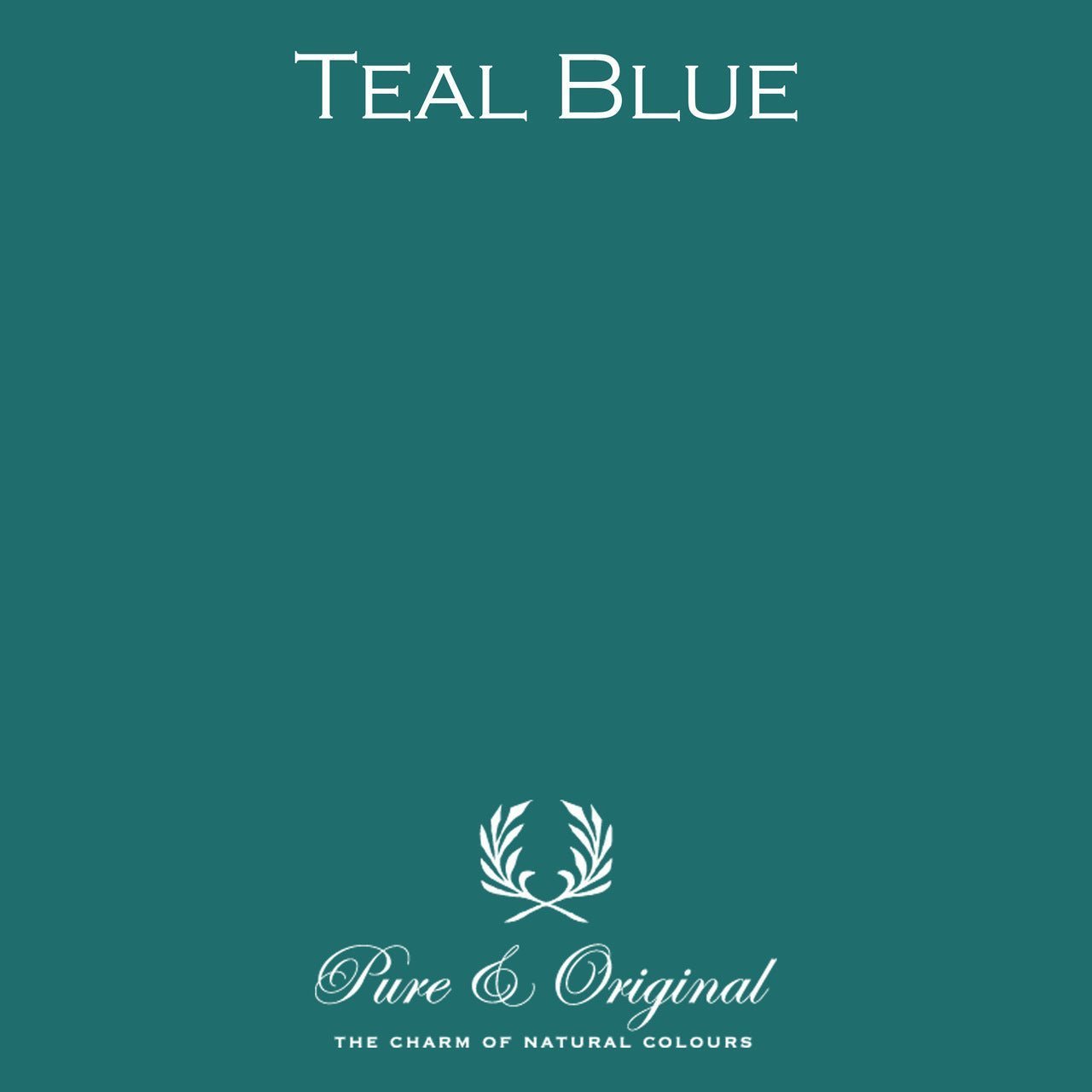 Teal Blue Carazzo (Bodenfarbe) Pure & Original - Cachethomecollection.de